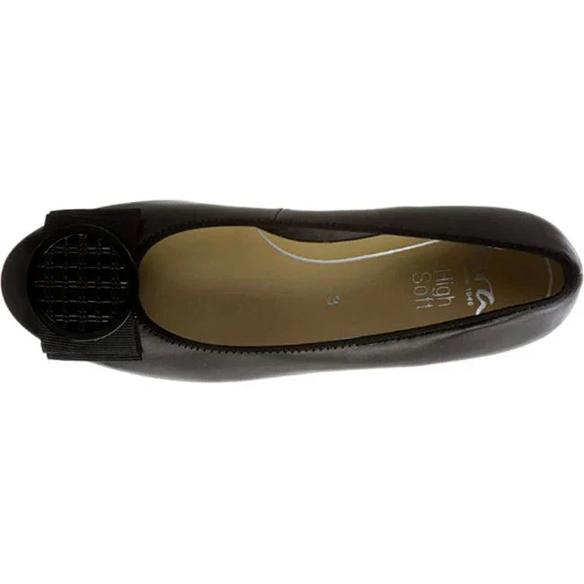 WOMEN'S ARA BAMBI FLAT | BLACK LEATHER - Image 4