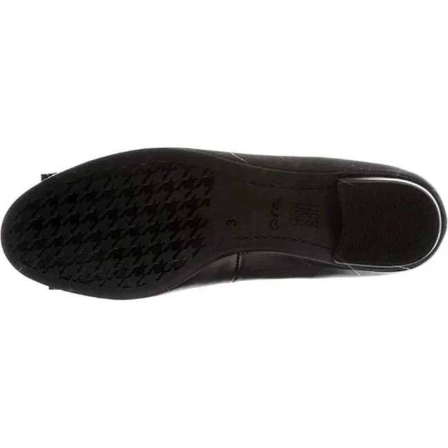 WOMEN'S ARA BAMBI FLAT | BLACK LEATHER - Image 5