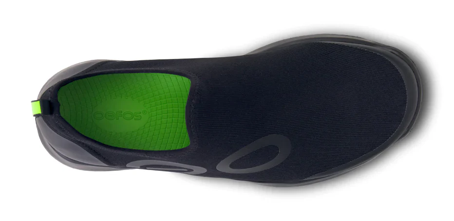 MENS OOFOS OOMG SPORT LOW RECOVERY SLIP ON SHOE | BLACK - Image 7