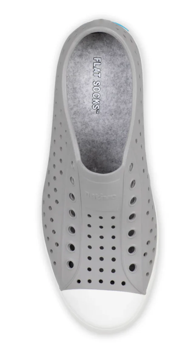 UNISEX FLAT SOCKS MICRO WOOL | LIGHT HEATHER GREY - Image 5