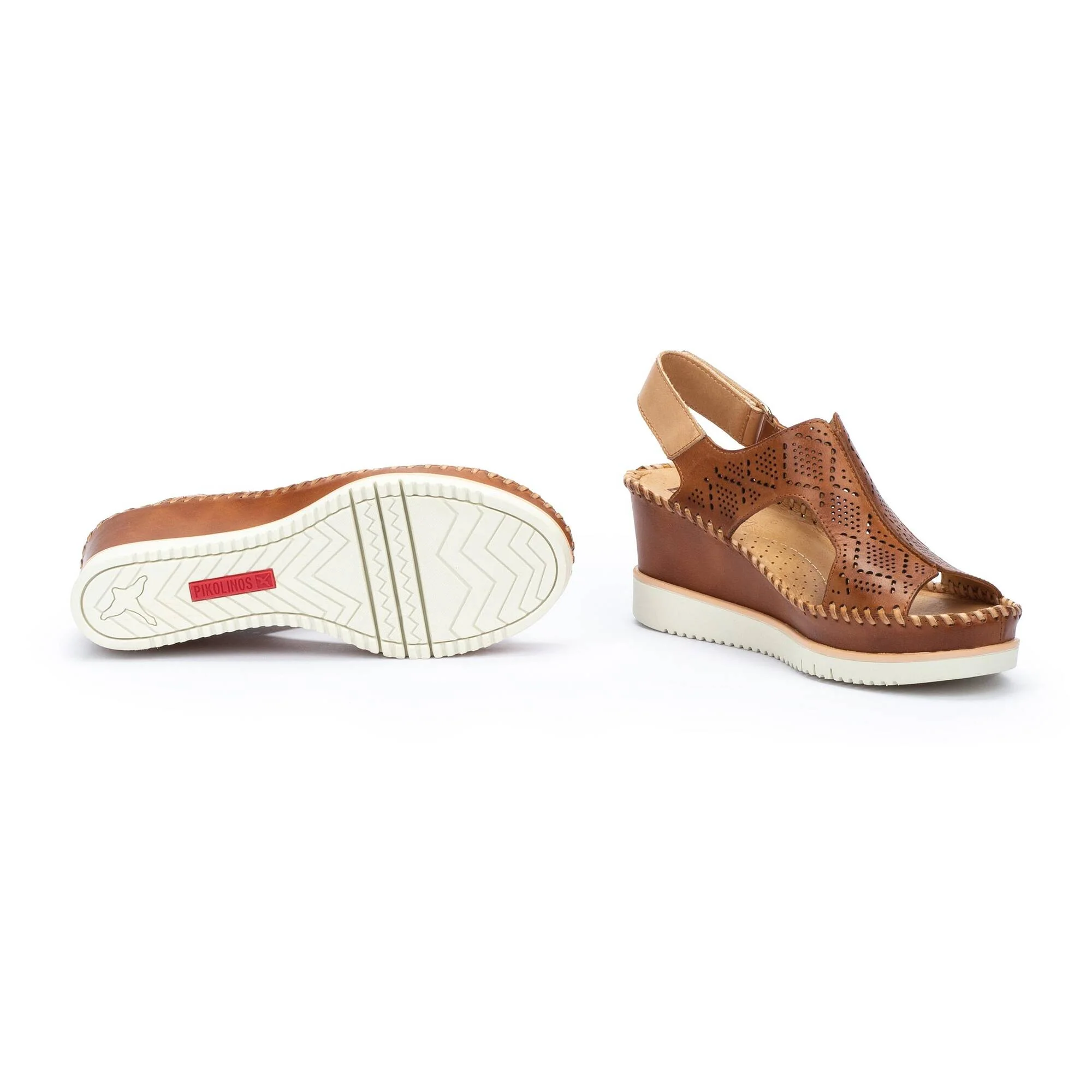 WOMEN'S PIKOLINOS AGUADULCE WEDGE SANDAL | BRANDY - Image 5