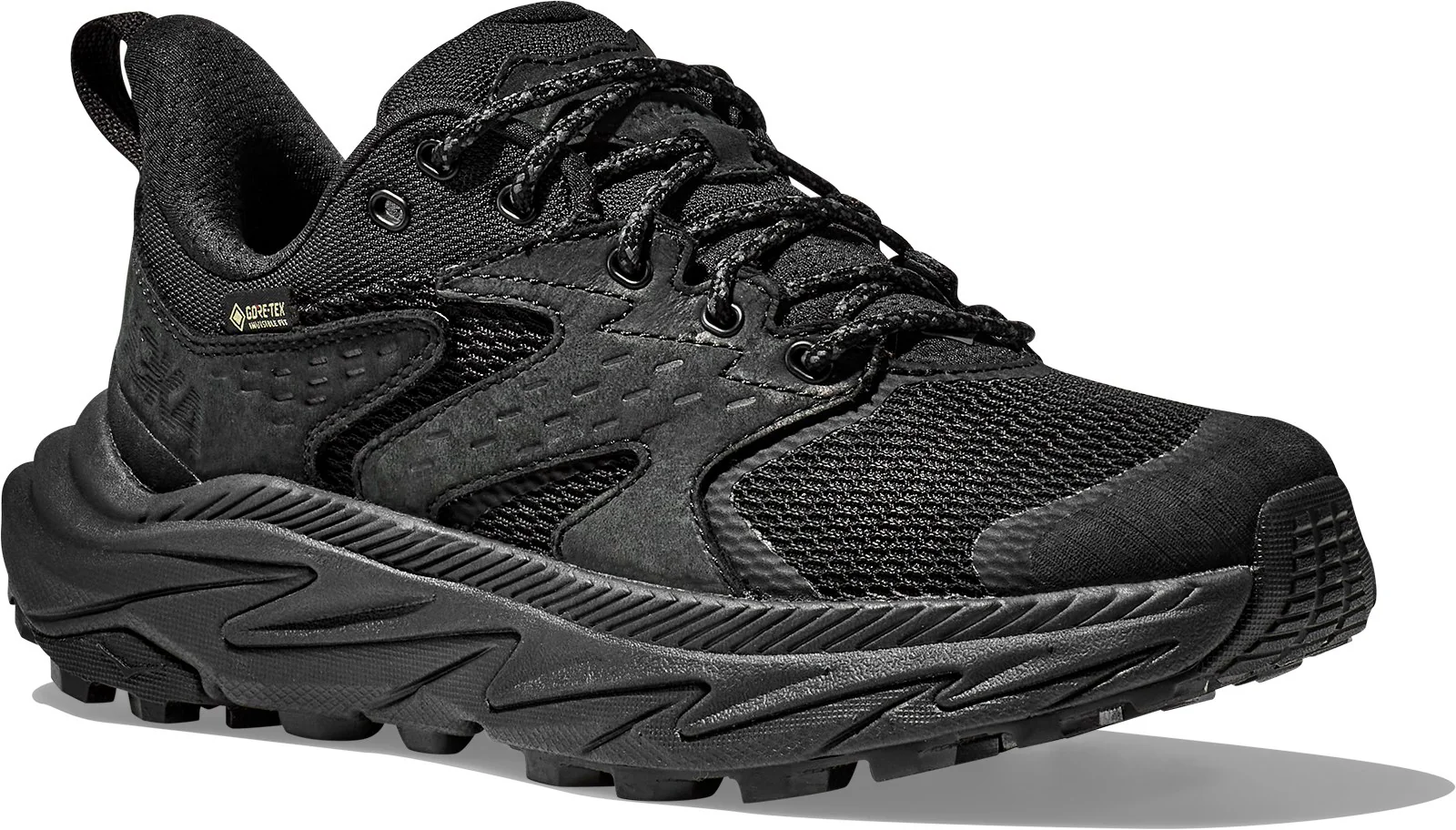 MEN'S HOKA ANACAPA 2 LOW GTX | BLACK / BLACK - Image 2