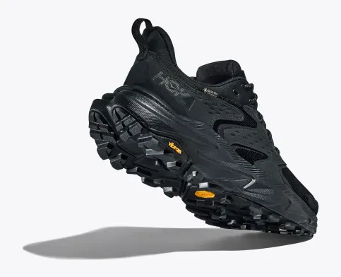 MEN'S HOKA ANACAPA 2 LOW GTX | BLACK / BLACK - Image 4
