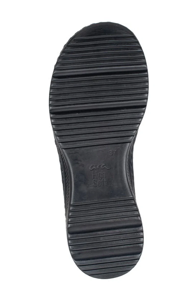 WOMEN'S ARA HERRA SLIDE SANDAL | BLACK - Image 4