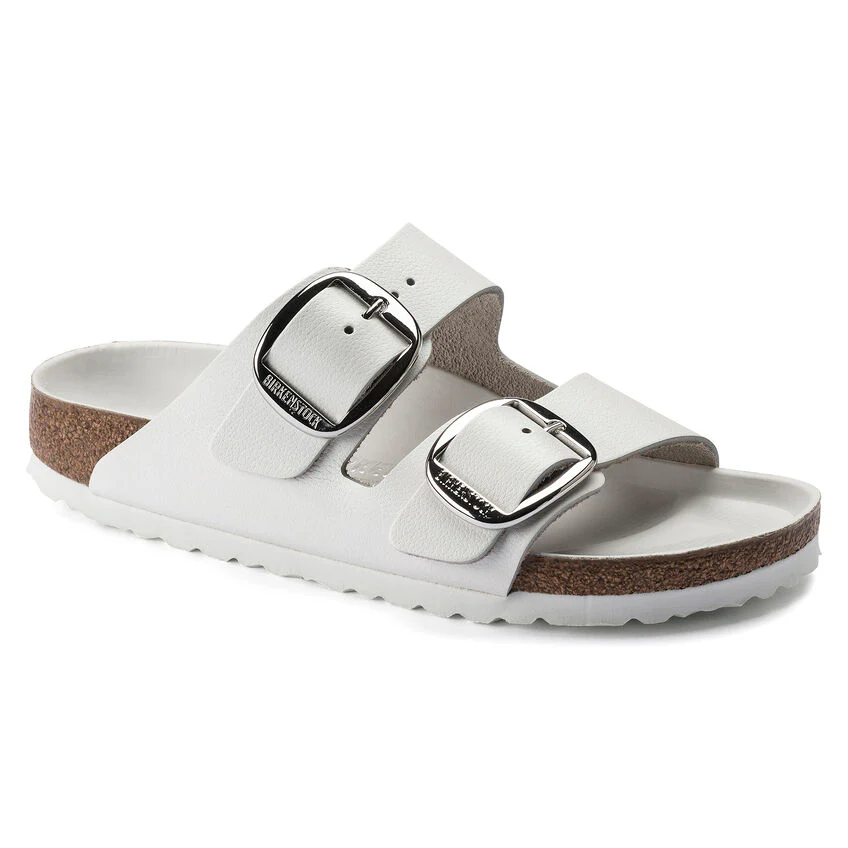 WOMEN'S BIRKENSTOCK ARIZONA BIG BUCKLE | WHITE - Image 2