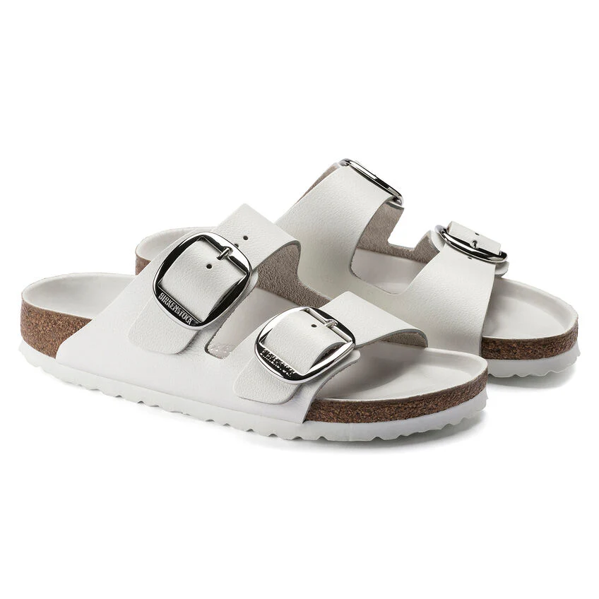 WOMEN'S BIRKENSTOCK ARIZONA BIG BUCKLE | WHITE - Image 3