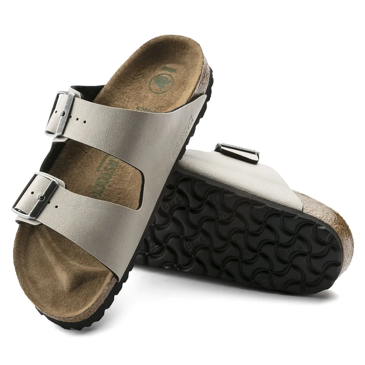 UNISEX BIRKENSTOCK ARIZONA VEGAN | PULL UP STONE - Image 3