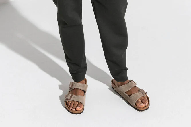UNISEX BIRKENSTOCK ARIZONA SUEDE LEATHER | TAUPE - Image 2