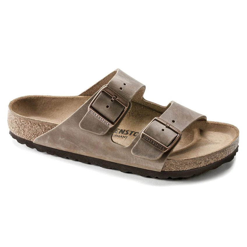 UNISEX BIRKENSTOCK ARIZONA OILED LEATHER | TOBACCO BROWN - Image 3