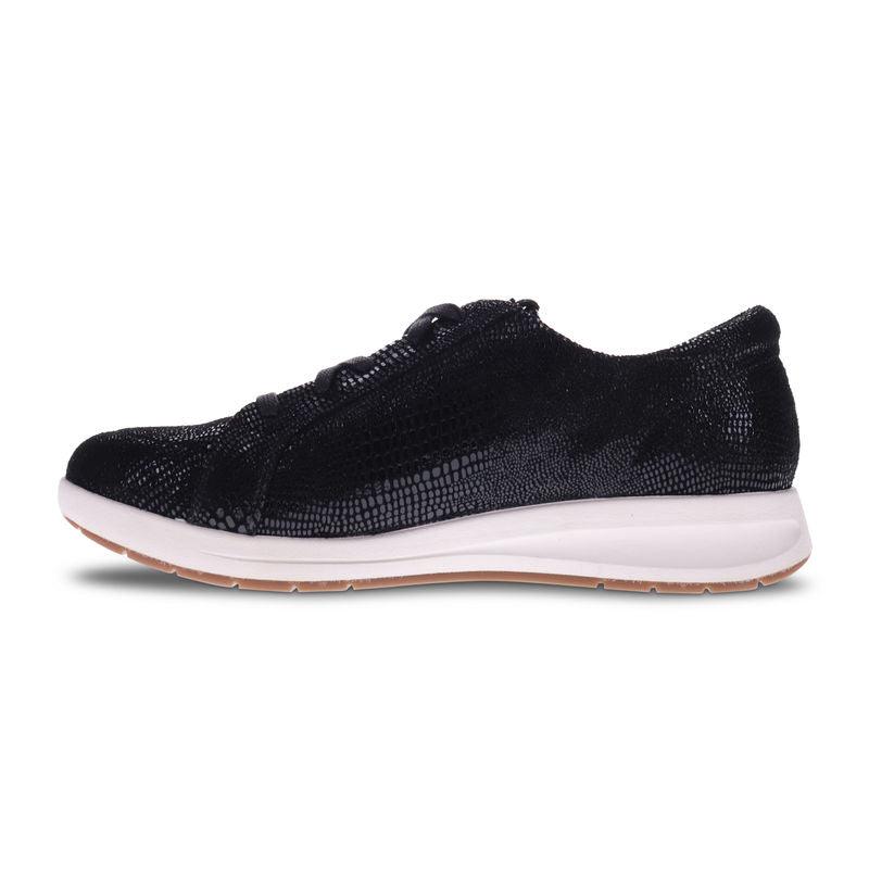 WOMEN'S REVERE ATHENS LACE UP SNEAKER | BLACK LIZARD - Image 2
