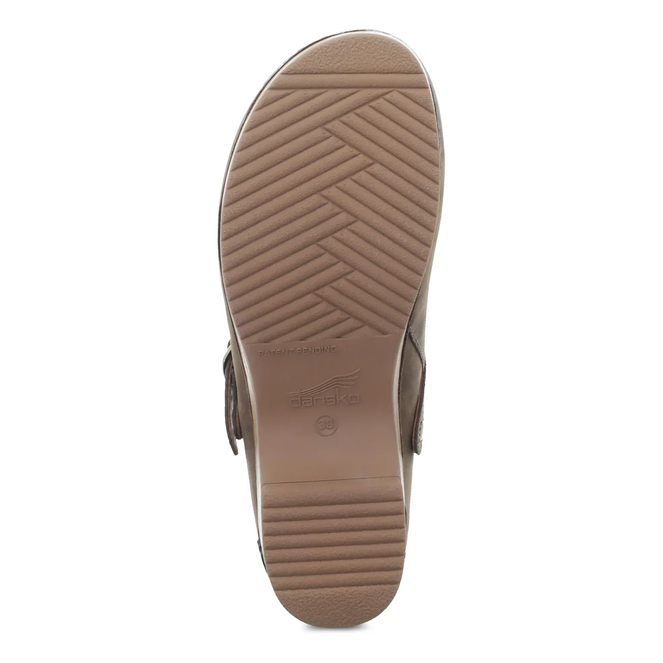 WOMEN'S DANSKO BERRY | MUSHROOM BURNISHED NUBUCK MULE - Image 5