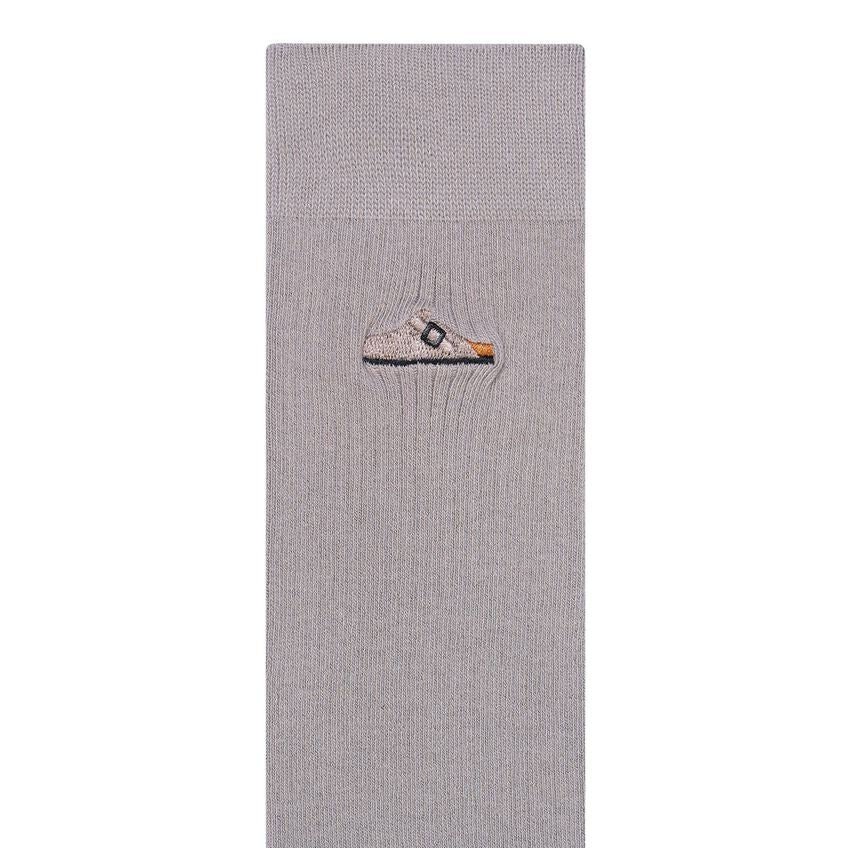 BIRKENSTOCK MEN'S COTTON RIBBED SOCKS | STONE COIN - Image 2