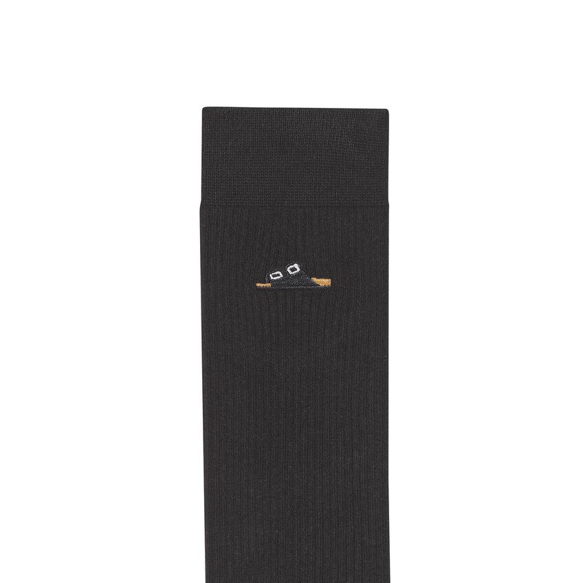 BIRKENSTOCK MEN'S COTTON RIBBED SOCKS | BLACK - Image 2