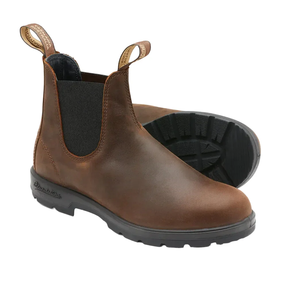 BLUNDSTONE UNISEX CHELSEA BOOTS | ANTIQUE BROWN - Image 6