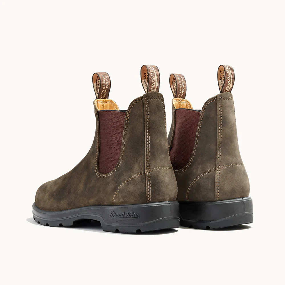 BLUNDSTONE UNISEX CHELSEA BOOTS | RUSTIC BROWN - Image 8