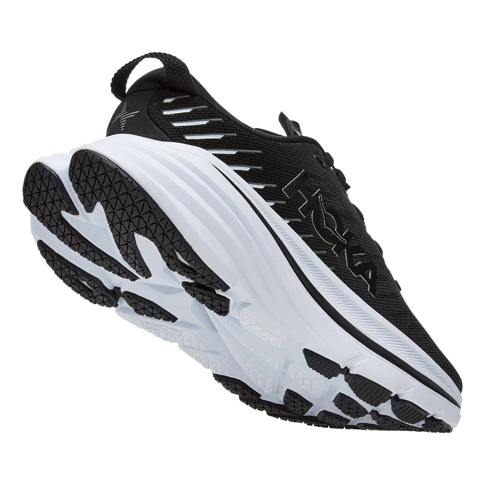 MEN'S HOKA BONDI X | BLACK / WHITE - Image 4