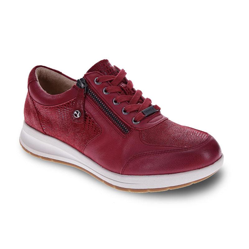 WOMEN'S REVERE BOSTON ADJUSTABLE SNEAKER | CHERRY LIZARD - Image 3