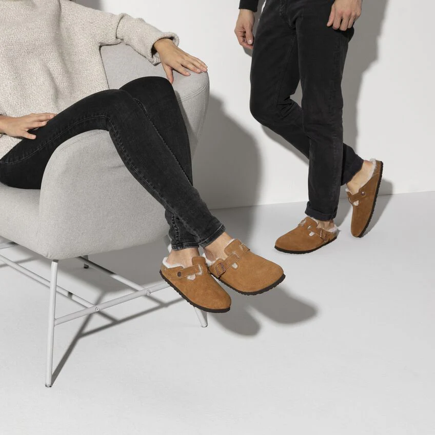 UNISEX BIRKENSTOCK BOSTON SHEARLING | MINK - Image 2