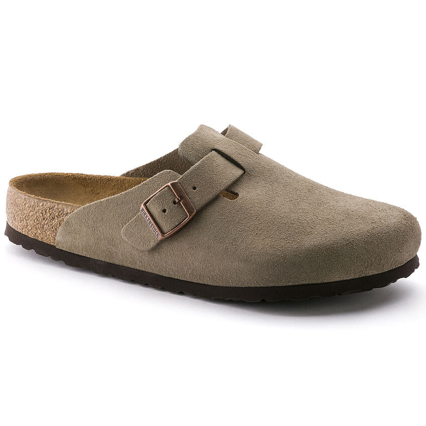 UNISEX BIRKENSTOCK BOSTON SOFT FOOT BED | TAUPE - Image 3