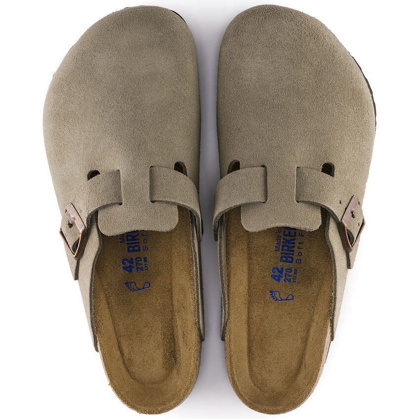 UNISEX BIRKENSTOCK BOSTON SOFT FOOT BED | TAUPE - Image 6