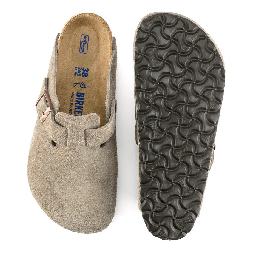 UNISEX BIRKENSTOCK BOSTON SOFT FOOT BED | TAUPE - Image 7