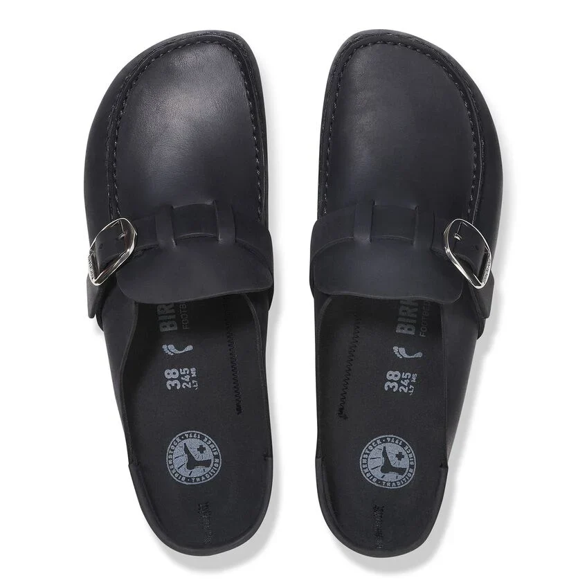 WOMEN'S BIRKENSTOCK BUCKLEY CLOG | BLACK - Image 8