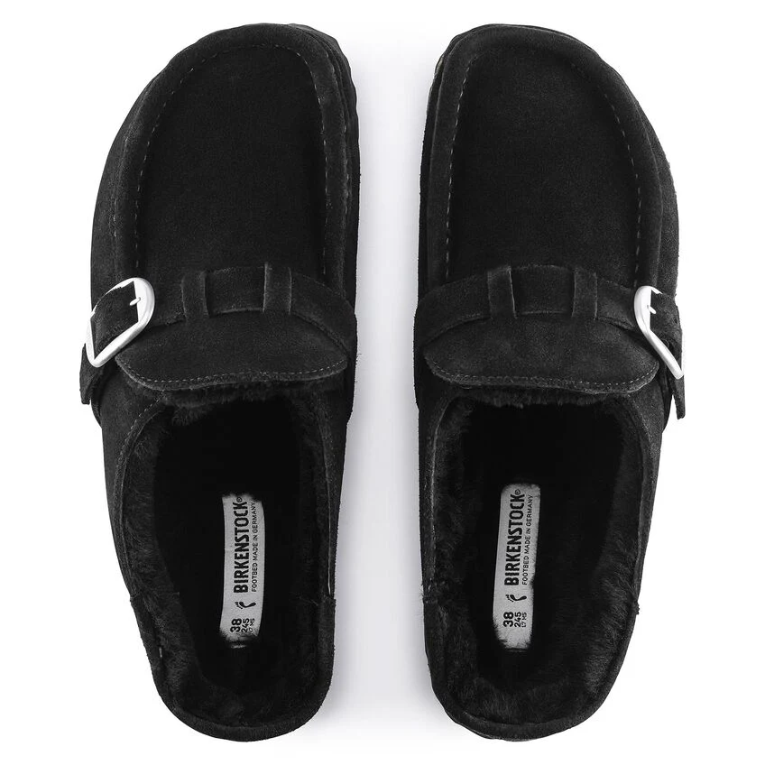 WOMEN'S BIRKENSTOCK BUCKLEY SHEARLING | BLACK - Image 4
