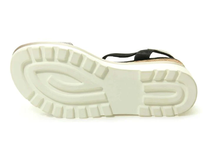 WOMEN'S VANELI CEDRA WEDGE SANDAL | BLACK SUEDE - Image 4