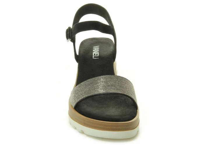 WOMEN'S VANELI CEDRA WEDGE SANDAL | BLACK SUEDE - Image 5