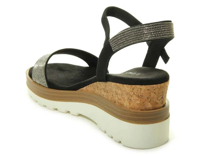 WOMEN'S VANELI CEDRA WEDGE SANDAL | BLACK SUEDE - Image 6
