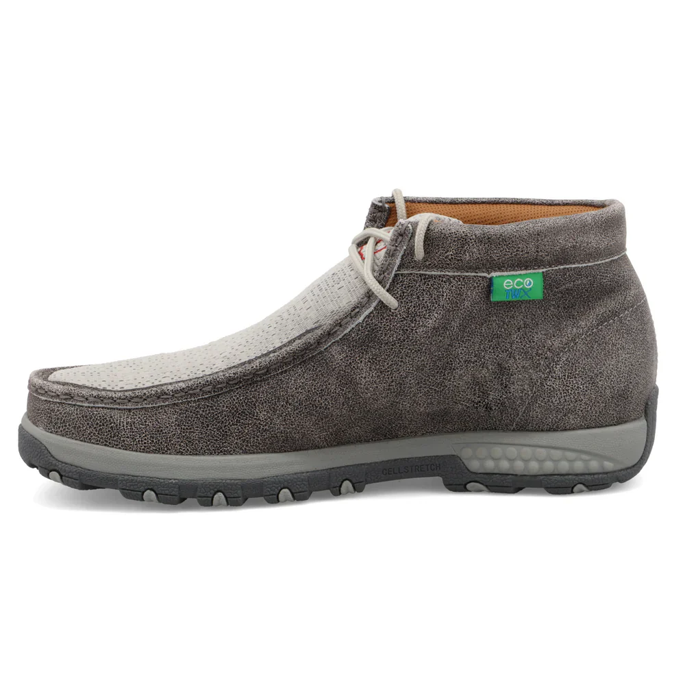 MEN'S TWISTED X CHUKKA DRIVING MOC | GREY - LIGHT GREY - Image 2