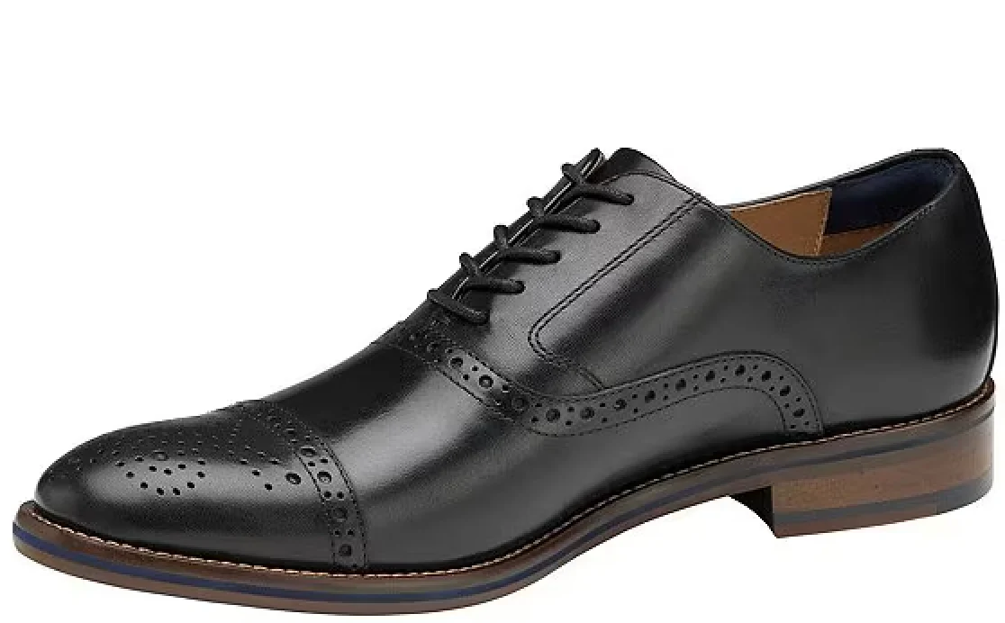 MEN'S JOHNSTON & MURPHY CONARD 2.0 CAP TOE | BLACK - Image 4