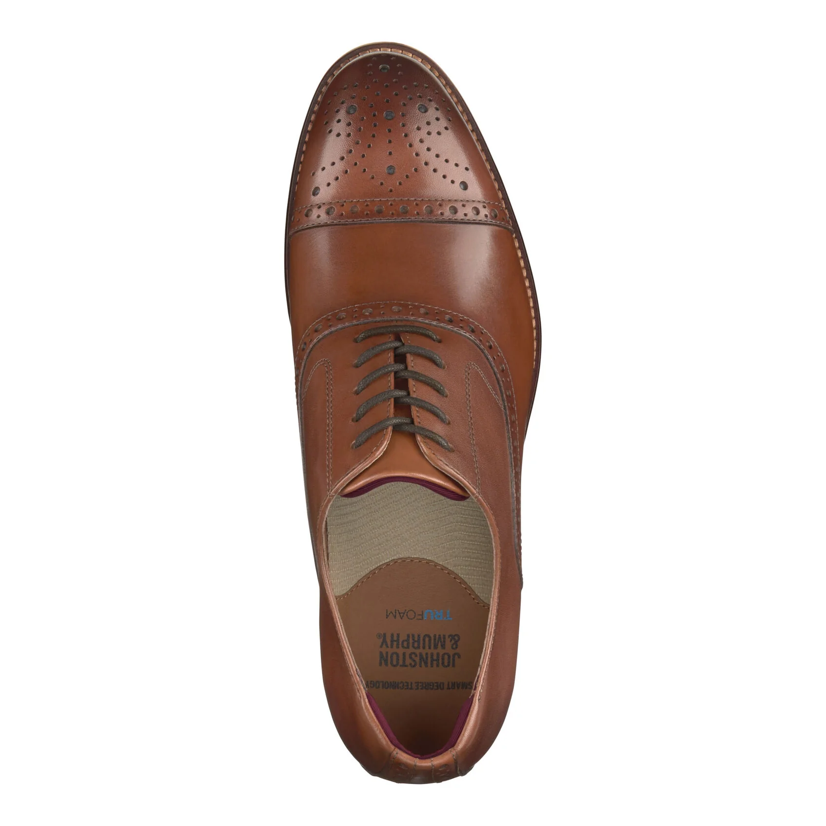 MEN'S JOHNSTON & MURPHY CONARD 2.0 CAP TOE | TAN FULL GRAIN - Image 5