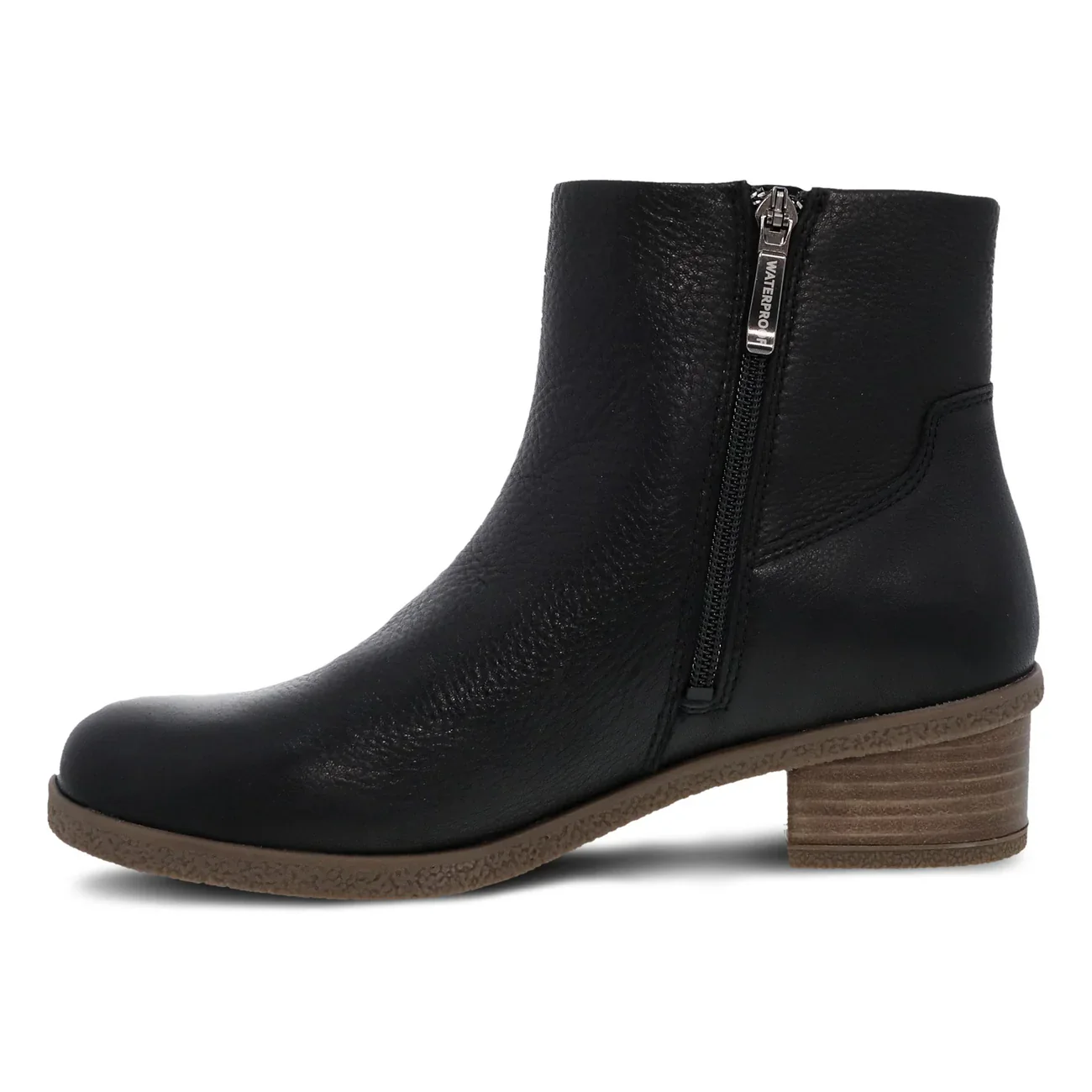 WOMEN'S DANSKO DAISIE | BLACK WATERPROOF TUMBLED - Image 3