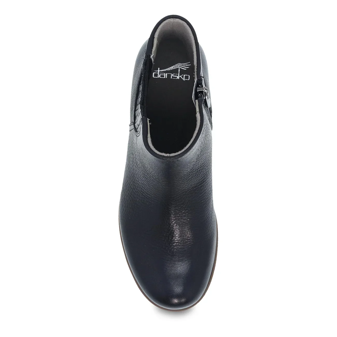 WOMEN'S DANSKO DAISIE | BLACK WATERPROOF TUMBLED - Image 4