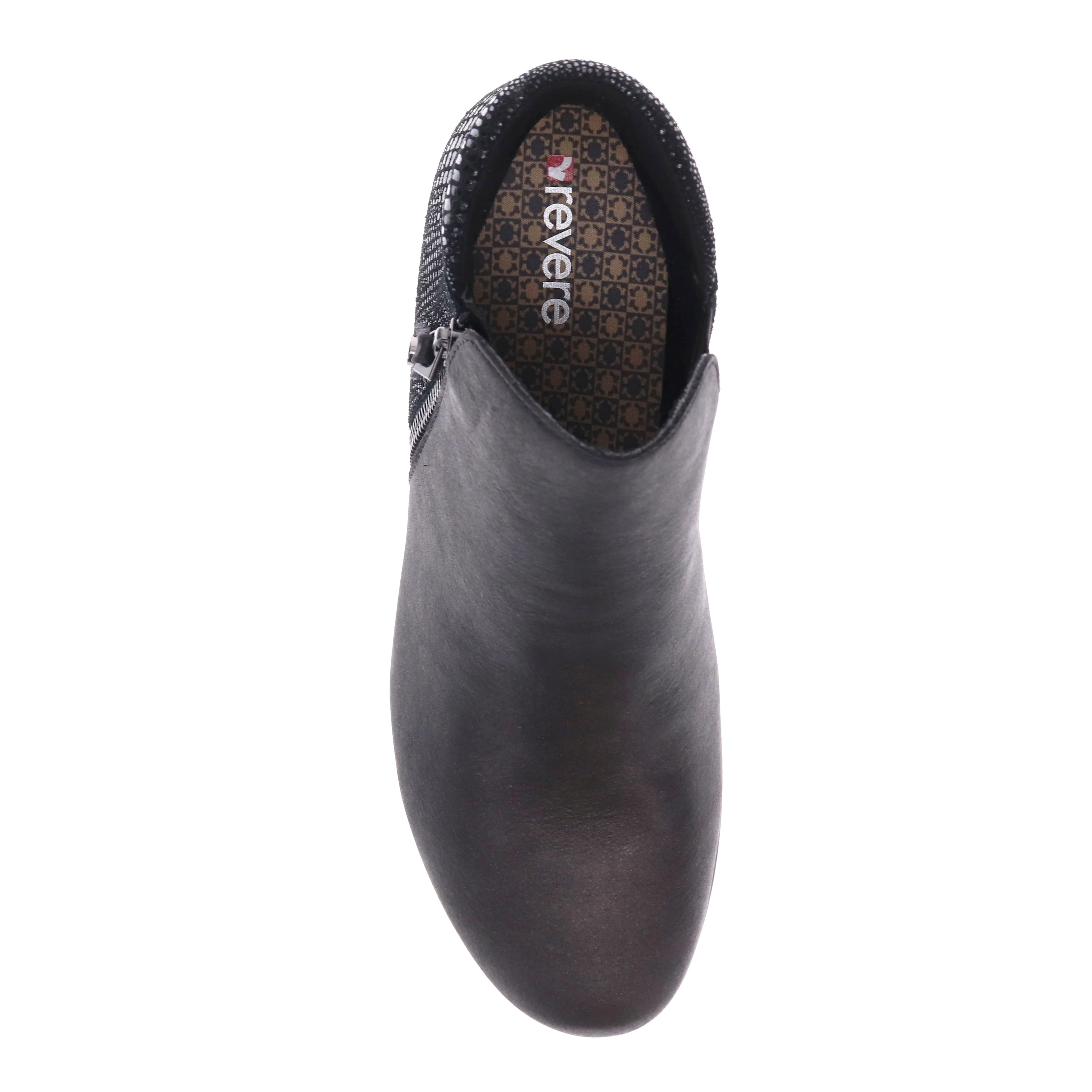 WOMEN'S REVERE DAMASCUS BOOT | ONYX / BLACK LIZARD - Image 4