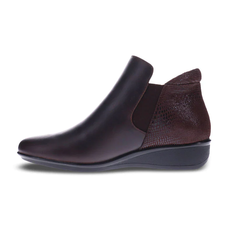 WOMEN'S REVERE DAMASCUS BOOT | ESPRESSO FRENCH / LIZARD - Image 2