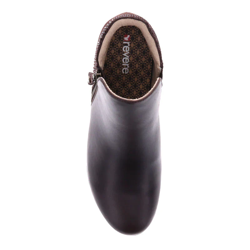 WOMEN'S REVERE DAMASCUS BOOT | ESPRESSO FRENCH / LIZARD - Image 4
