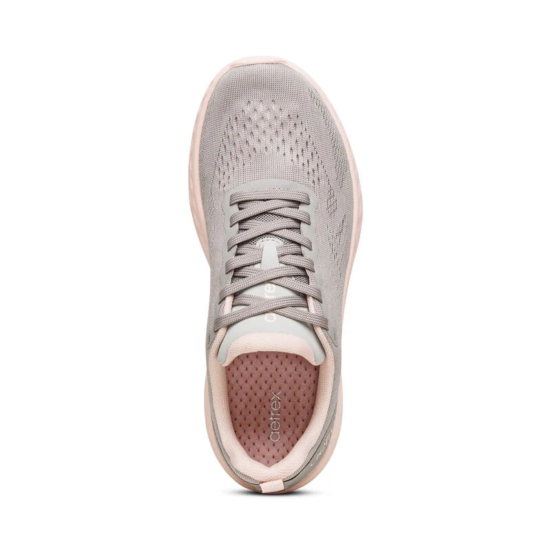 WOMEN'S AETREX DANIKA ARCH SUPPORT SNEAKER | GREY - Image 4