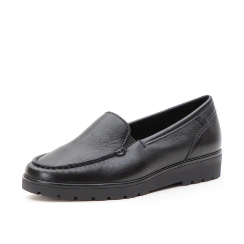 WOMEN'S ARA DEWITT WEDGE LOAFER | BLACK - Image 5