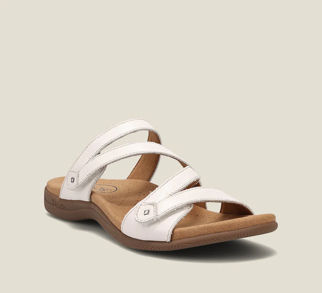 WOMEN'S TAOS DOUBLE U SANDAL | WHITE - Image 3