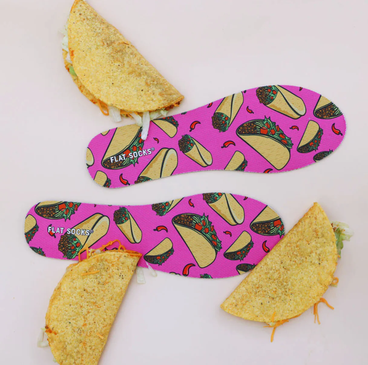 UNISEX FLAT SOCKS | TACO 'BOUT IT - Image 2