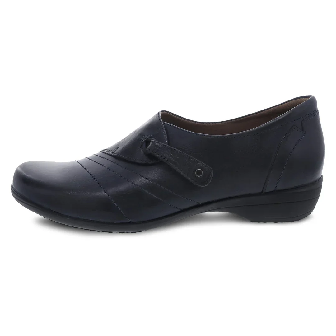 WOMEN'S DANSKO FRANNY | NAVY BURNISHED CALF - Image 2