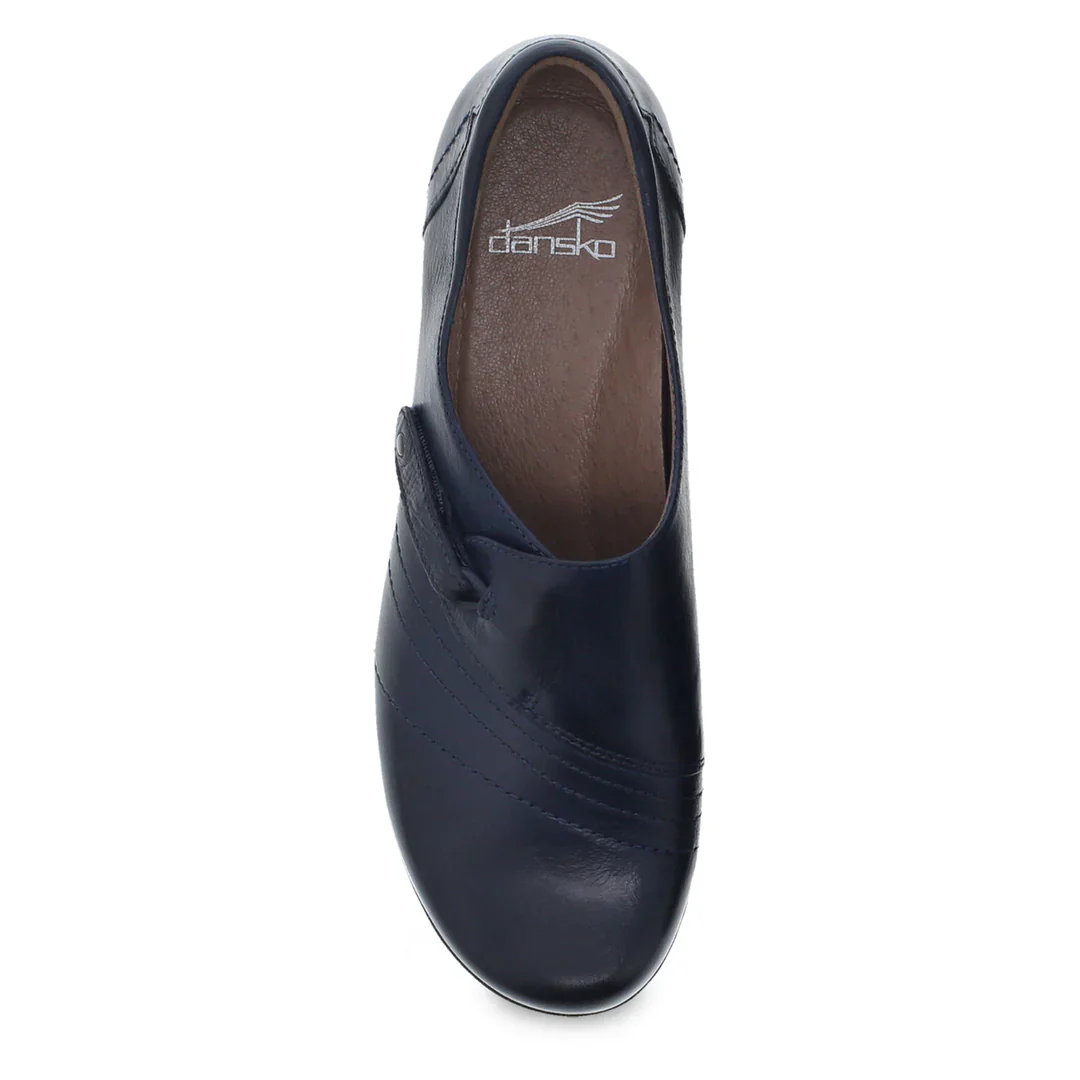 WOMEN'S DANSKO FRANNY | NAVY BURNISHED CALF - Image 4