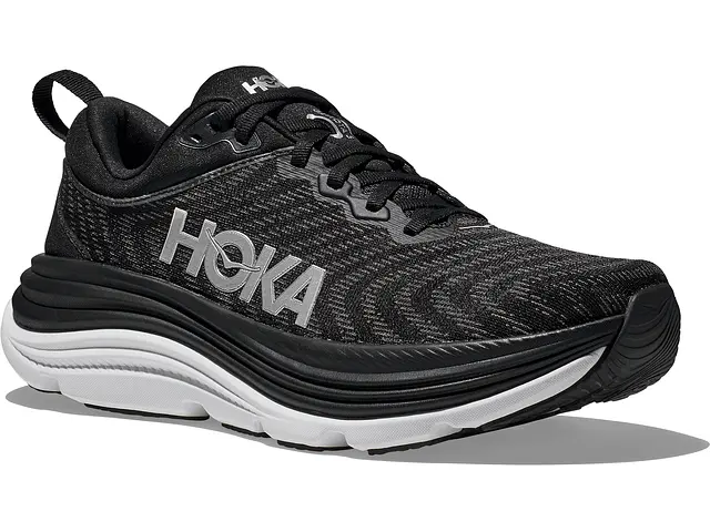 WOMEN'S HOKA GAVIOTA 5 | BLACK / WHITE - Image 3