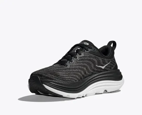 WOMEN'S HOKA GAVIOTA 5 | BLACK / WHITE - Image 4