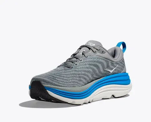 MEN'S HOKA GAVIOTA 5 | LIMESTONE / DIVA BLUE - Image 4