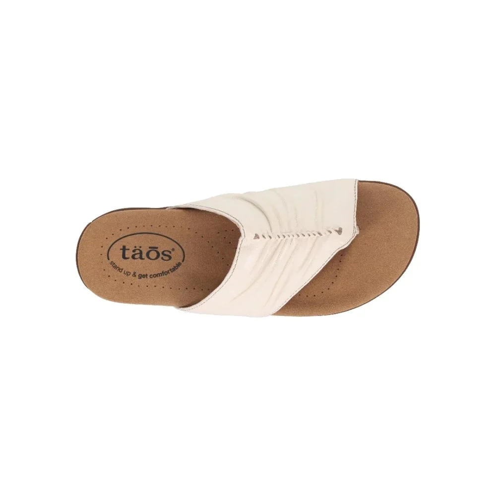 WOMEN'S TAOS GIFT 2 SANDAL | WHITE - Image 4