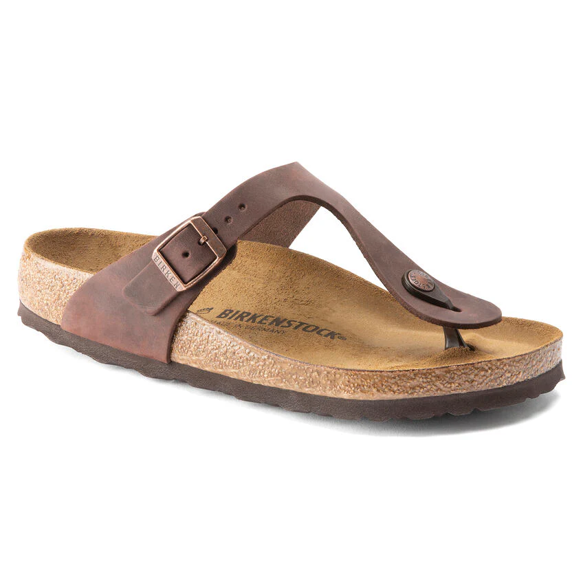 WOMEN'S BIRKENSTOCK GIZEH | HABANA OILED LEATHER - Image 3