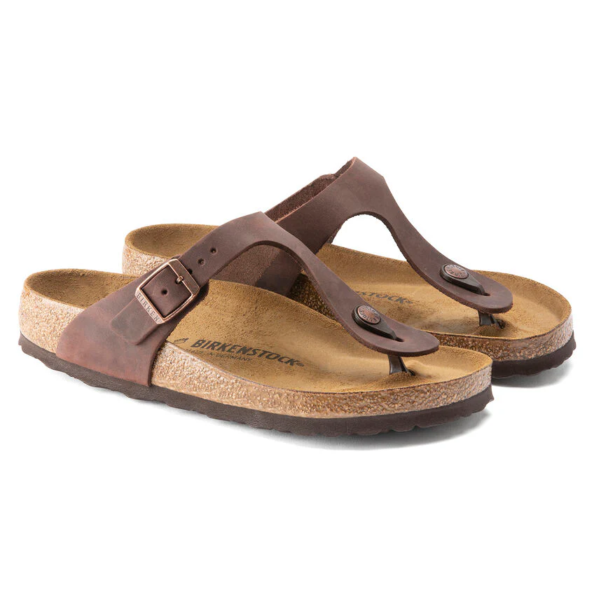 WOMEN'S BIRKENSTOCK GIZEH | HABANA OILED LEATHER - Image 6